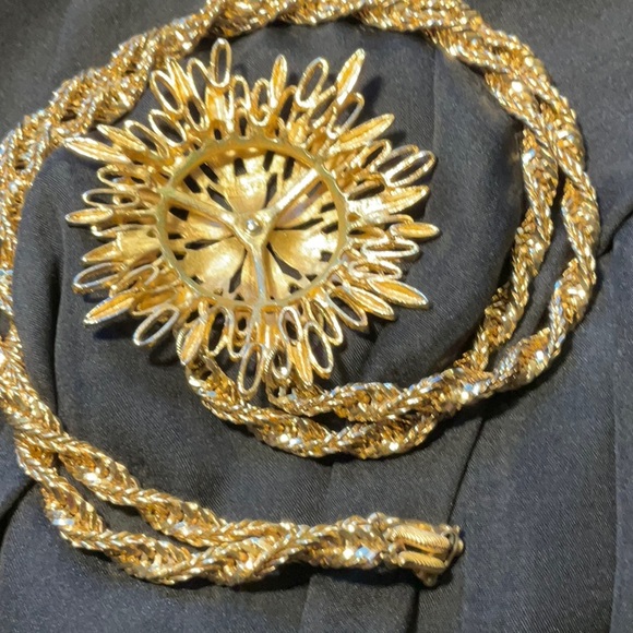 Vintage 🌟RARE🌟Monet starburst statement necklace - Picture 6 of 11